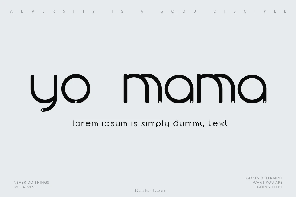 Yo Mama Font