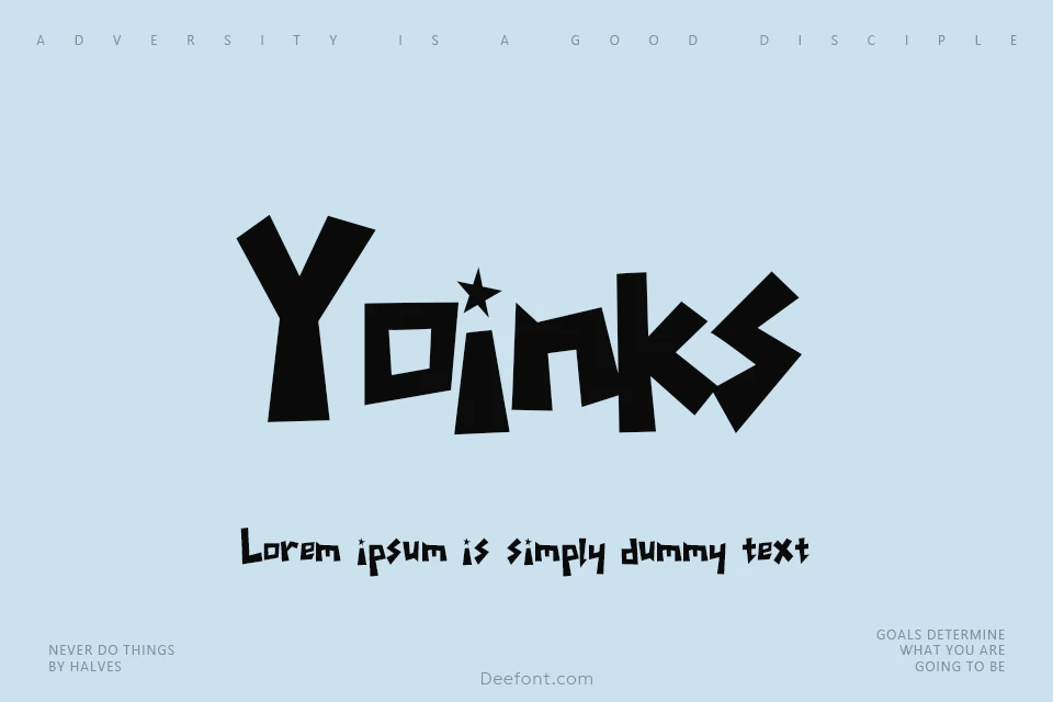 Yoinks Font