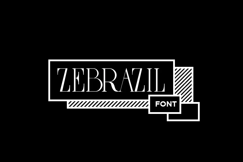 zebrazil font download